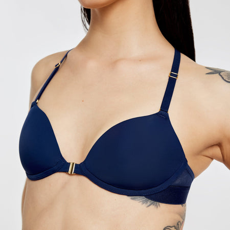 Ultimate Racerback T-Shirt Bra Navy